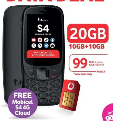 Mobicel S4 4G Cloud Device