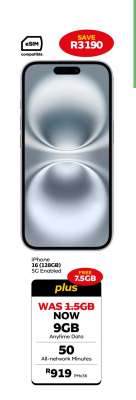 iPhone 16 (128GB)