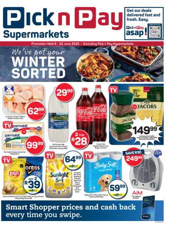 Pick n Pay Supermarket catalogue  - 09/06/2025 - 22/06/2025.