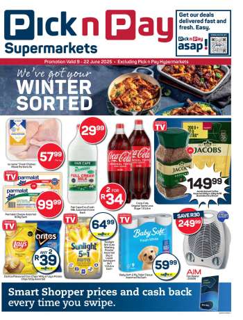 Pick n Pay Supermarket catalogue  - 09/06/2025 - 22/06/2025.