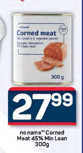 no name Corned Meat 45% Min Lean 300g
