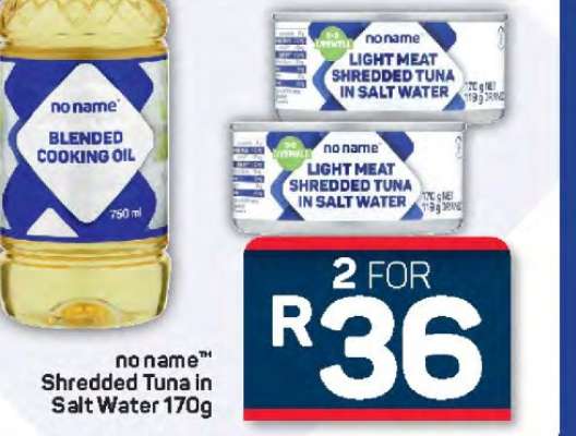 no name Shredded Tuna in Salt Water 170g