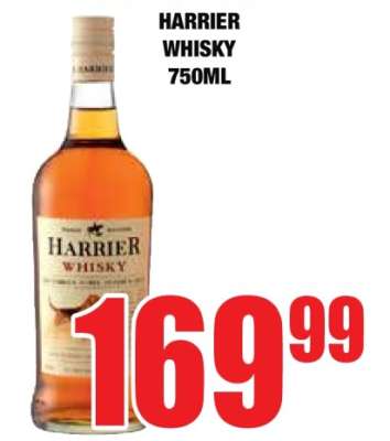 Harrier Whisky 750ml