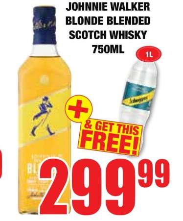 Johnnie Walker Blonde Blended Scotch Whisky 750ml