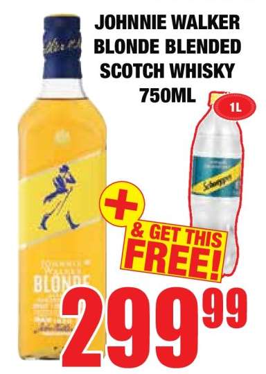 Johnnie Walker Blonde Blended Scotch Whisky 750ml