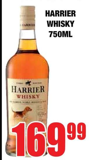 Harrier Whisky 750ml