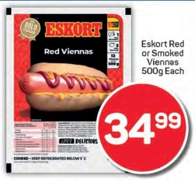 Eskort Red or Smoked Viennas