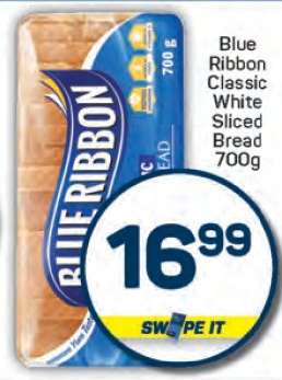 Blue Ribbon Classic White Sliced Bread 700g