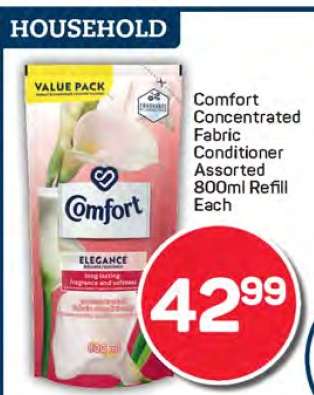 Comfort Concentrated Fabric Conditioner