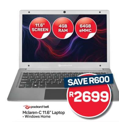 Packard Bell Mclaren-C 11.6" Laptop