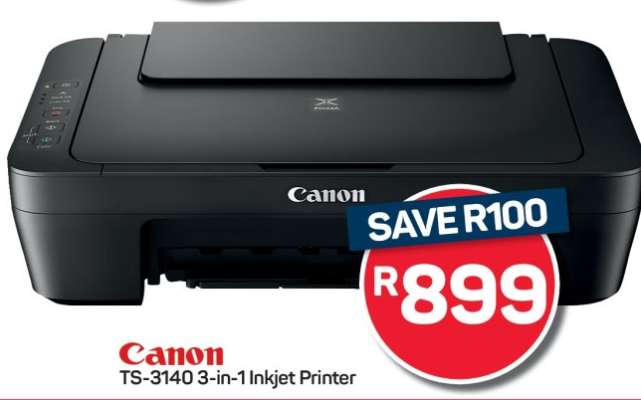 Canon TS-3140 3-in-1 Inkjet Printer