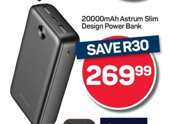 20000mAh Astrum Slim Design Power Bank
