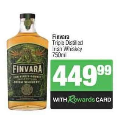 Finvara Triple Distilled Irish Whiskey