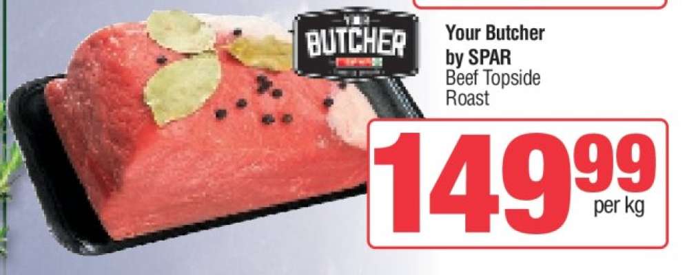 Your Butcher by SPAR Beef Topside Roast