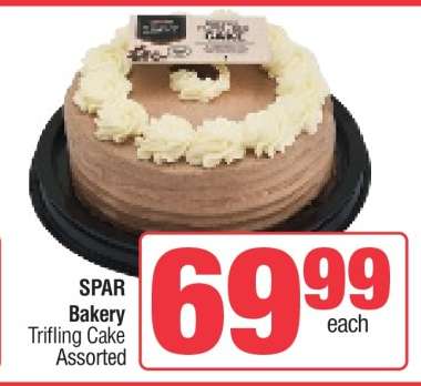 SPAR Bakery Trifling Cake Assorted