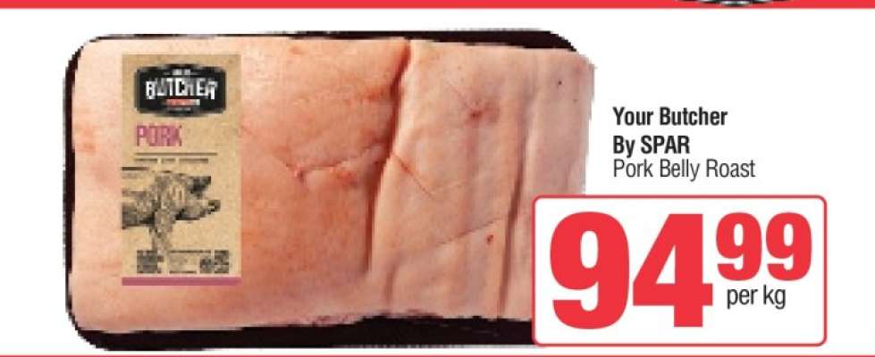 Your Butcher By SPAR Pork Belly Roast