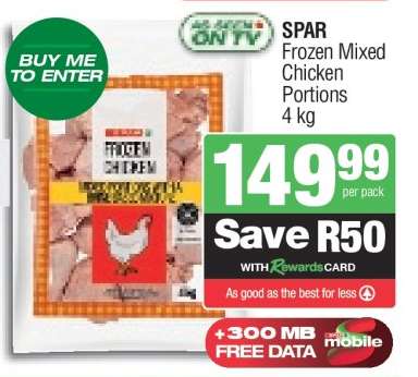 SPAR Frozen Mixed Chicken Portions