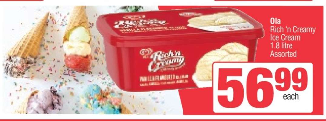 OLA Rich 'n Creamy Ice Cream