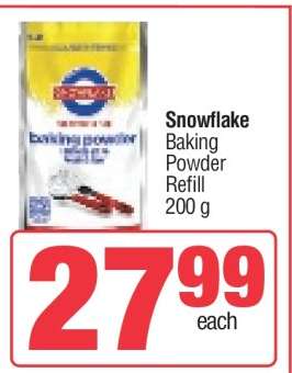 Snowflake Baking Powder Refill 200 g
