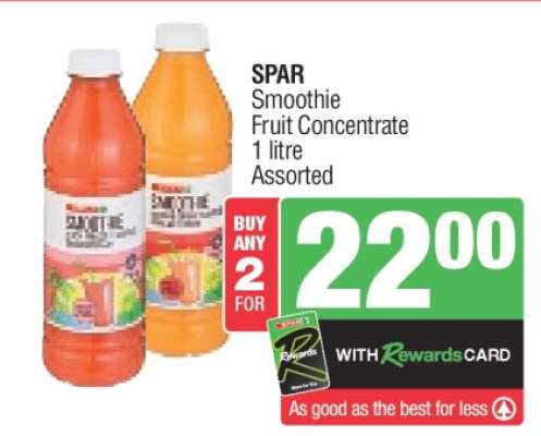 SPAR Smoothie Fruit Concentrate