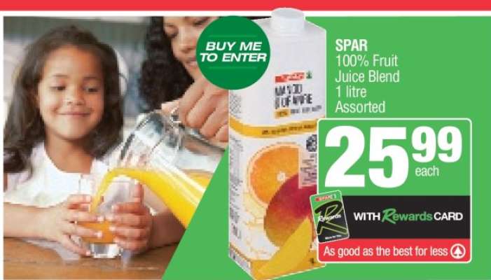 SPAR 100% Fruit Juice Blend