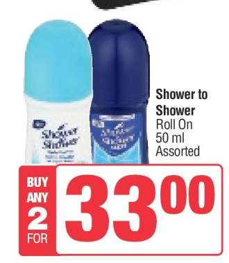 Shower to Shower Roll On