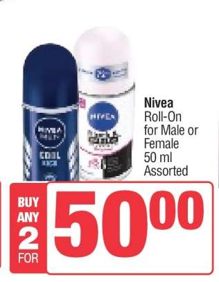 Nivea Roll-On for Male or Female