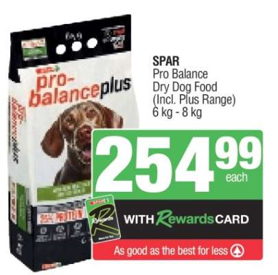 SPAR Pro Balance Dry Dog Food