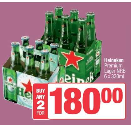 Heineken Premium Lager NRB 6 x 330ml
