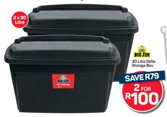 Big Jim 30 Litre Delta Storage Box