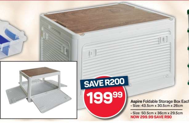 Aspire Foldable Storage Box Each