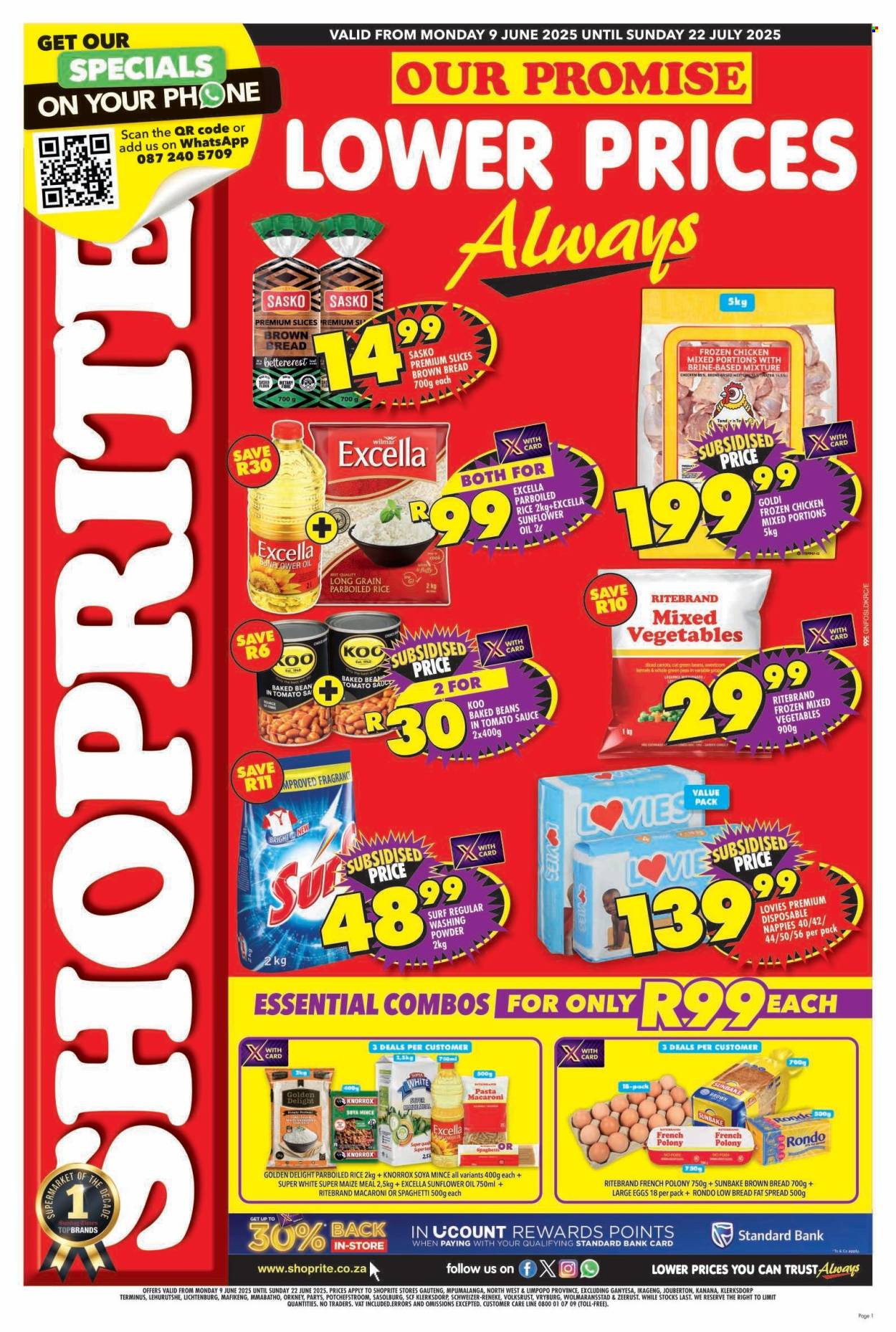 Shoprite specials - 09/06/2025 - 22/06/2025. Page 1