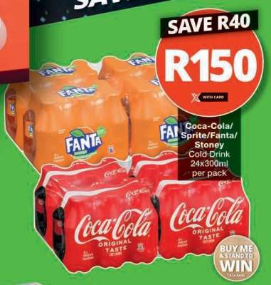 Coca-Cola/Sprite/Fanta/Stoney Cold Drink