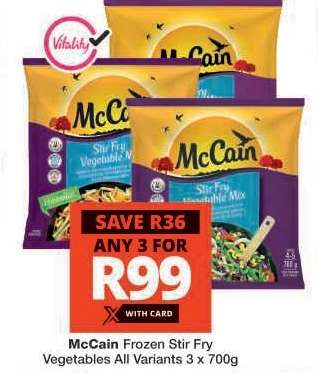 McCain Frozen Stir Fry Vegetables