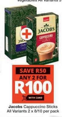 Jacobs Cappuccino Sticks