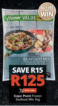 Cape Point Frozen Seafood Mix 1kg