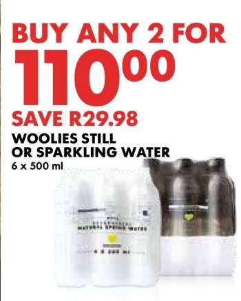 Woolies Still or Sparkling Water