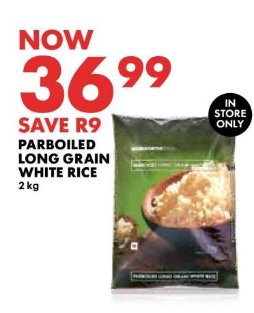 Parboiled Long Grain White Rice