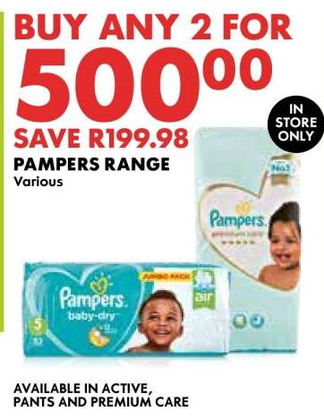 Pampers Range