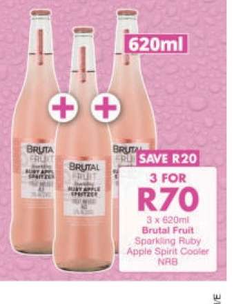 Brutal Fruit Sparkling Ruby Apple Spirit Cooler NRB
