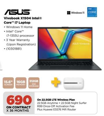 ASUS Vivobook X1504 Intel Core i7 Laptop