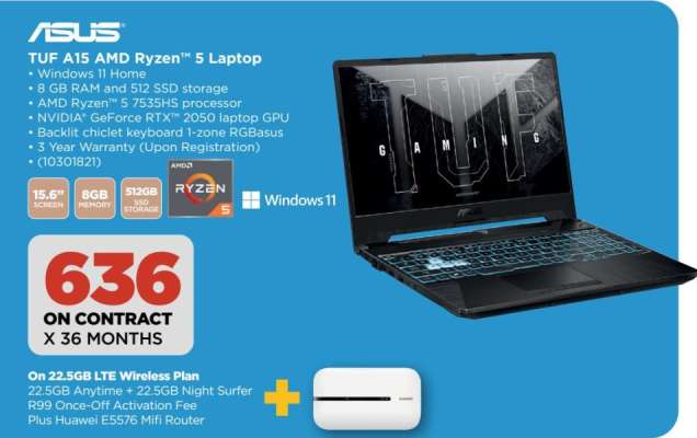 TUF A15 AMD Ryzen 5 Laptop