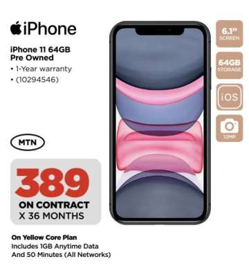 iPhone 11 64GB Pre Owned