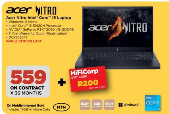 Acer Nitro Intel® Core™ i5 Laptop