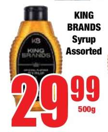 KING BRANDS Syrup Assorted