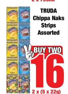 TRUDA Chippa Naks Strips Assorted