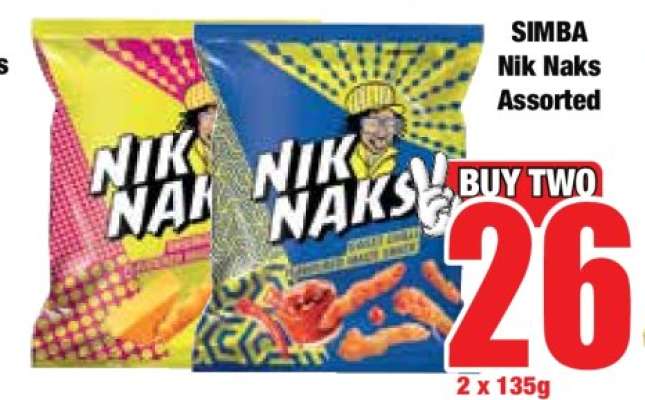 SIMBA Nik Naks Assorted
