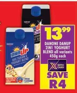 DANONE DANUP 2IN1 YOGHURT BLEND