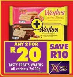 Tasty treats wafers
