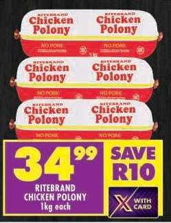 Ritebrand Chicken Polony